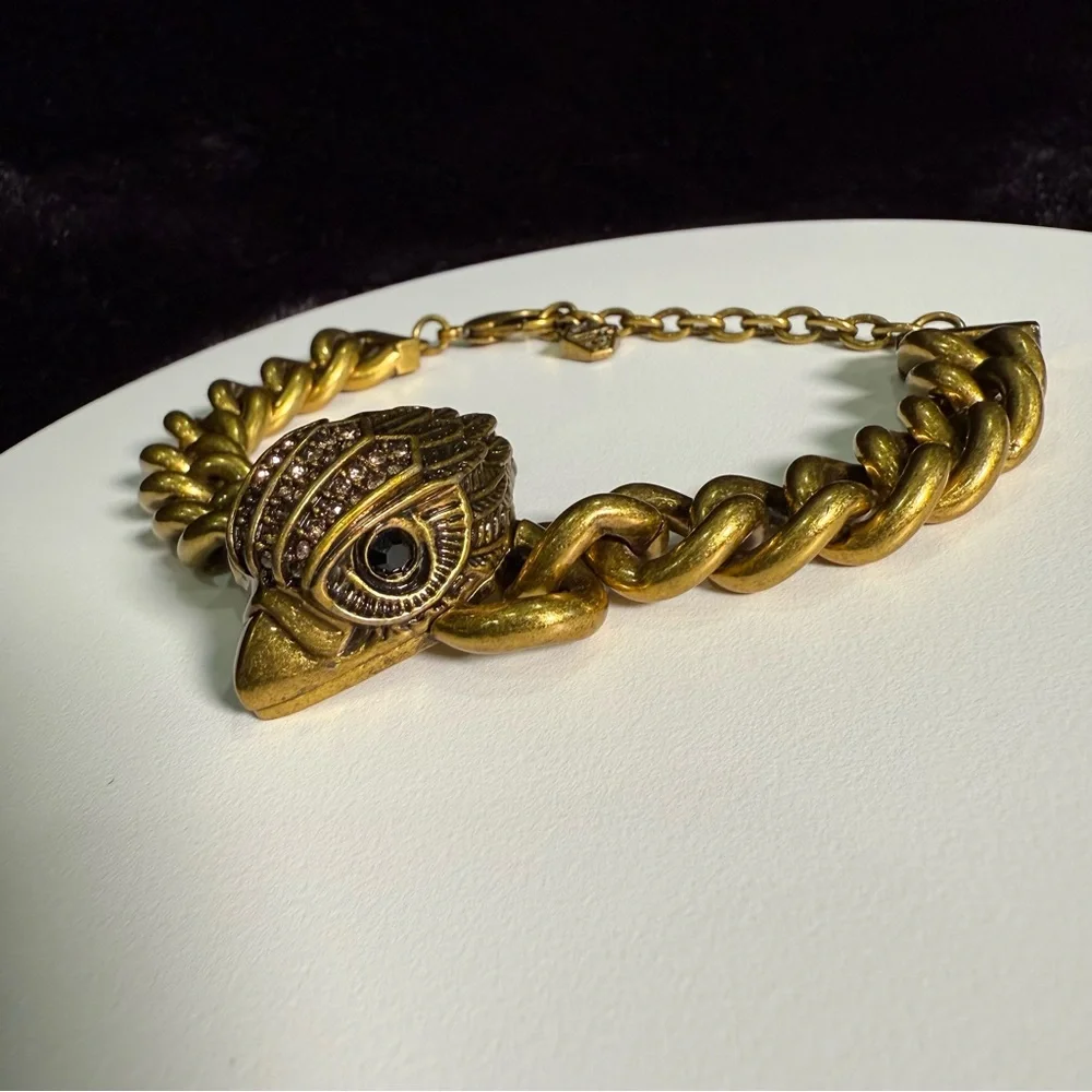 🐦✨ Kurt Geiger London Bird Head Chain Bracelet – Statement Piece - Picture 7 of 13